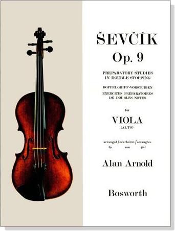 Sevcik【Op. 9】Preparatory Studies in Double-Stopping for Viola
