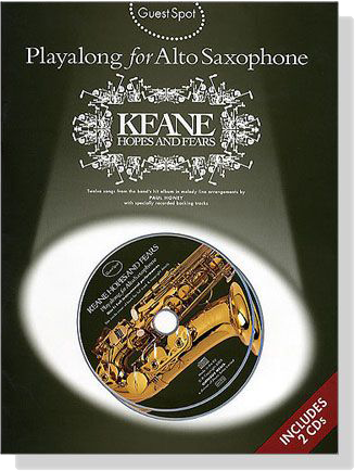 Keane - Hopes And Fears【2CD+樂譜】Playalong for Alto Saxophone