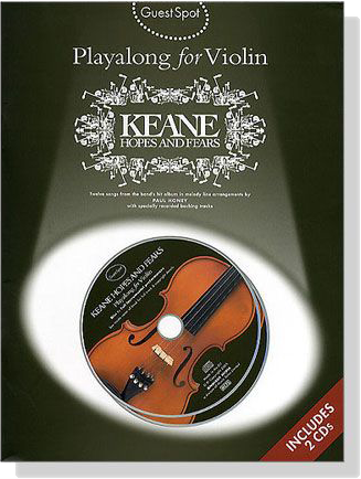 Keane - Hopes And Fears【CD+樂譜】Playalong For Violin