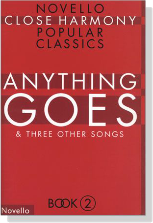 Novello Close Harmony Popular Classics【Book 2】Anything Goes