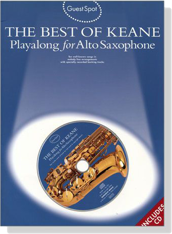 The Best of Keane【CD+樂譜】Playalong for Alto Saxophone