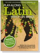 Play-Along Latin with a Live Band !【CD+樂譜】for Flute