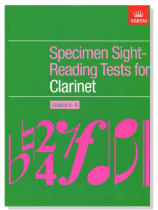 ABRSM : Specimen Sight Reading Tests for Clarinet 【Grades 6-8】 ABRSM : Specimen Sight Reading Tests for Clarinet 【Grades 6-8】