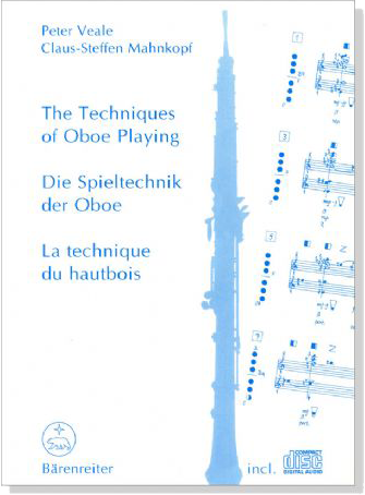 The Techniques of Oboe Playing【CD+樂譜】