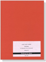 Hans Klaus Langer【Drei Duette】für Klarinette in B und Violoncello