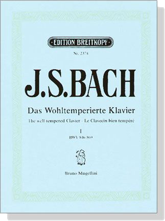 J.S. Bach【Das Wohltemperierte Klavier ,Ⅱ】BWV 870-893