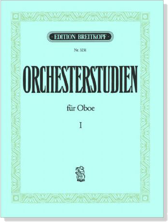 Orchesterstudied for Oboe【Ⅰ】