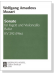 Mozart【Sonate B-dur , KV 292(196c)】für Fagott und Violoncello Mozart【Sonate B-dur , KV 292(196c)】für Fagott und Violoncello