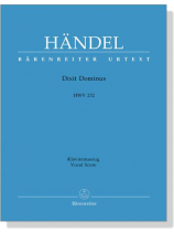 Handel【Dixit Dominus , HWV 232】Klavierauszug , Vocal Score