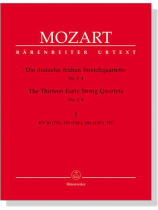 Mozart The Thirteen Early String Quartets No. 1-4【Ⅰ】K. 80、K.155、K.156、K. 157