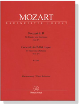 Mozart【Concerto in B-flat major No. 27 , KV595】for Piano and Orchestra, Piano Reduction Mozart【Concerto in B-flat major No. 27 , KV595】for Piano and Orchestra, Piano Reduction