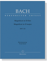 J.S. Bach【Magnificat In D-Dur , BWV 243】Klavierauszug ,Vocal Score
