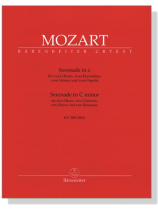 Mozart【Serenade in c , KV388 (384a)】für zwei Oboen, zwei Klarinetten, zwei Hörner und zwei Fagotte Mozart【Serenade in c , KV388 (384a)】für zwei Oboen, zwei Klarinetten, zwei Hörner und zwei Fagotte