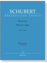 Schubert【Messe in C , D452-op.48】Klavierauszug , Vocal Score