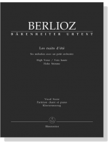 Berlioz【Les Nuits D'ete】High Voice , Vocal Score / Klavierzuszug Berlioz【Les Nuits D'ete】High Voice , Vocal Score / Klavierzuszug