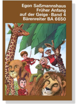 Egon Sabmannshaus【Früher Anfang auf der Geige , Band 4】Bärenreiter BA 6650 Egon Sabmannshaus【Früher Anfang auf der Geige , Band 4】Bärenreiter BA 6650