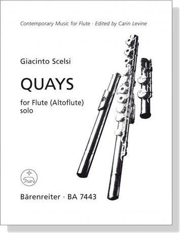 Giacinto Scelsi【Quays】for Flute (Altoflute) solo