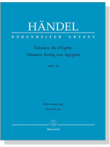 Handel【Tolomeo, Re d'Egitto , HWV 25】Klavierauszug , Vocal Score