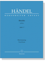Handel【Rinaldo(1711) HWV 7a】Klavierauszug , Vocal Score
