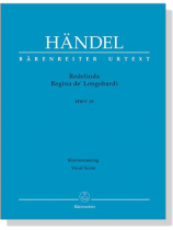Handel【Rodelinda, Regina de'Longobardi , HWV 19】Klavierauszug , Vocal Score