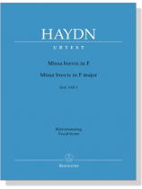 Haydn【Missa brevis in F , Hob.XXII:1】Klavierauszug , Vocal Score