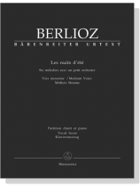 Berlioz【Les Nuits D'ete】Medium voice , Vocal Score / Klavierzuszug Berlioz【Les Nuits D'ete】Medium voice , Vocal Score / Klavierzuszug
