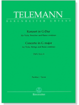 Telemann【Concerto in G Major】for Viola,Strings and Basso continuo Telemann【Concerto in G Major】for Viola,Strings and Basso continuo