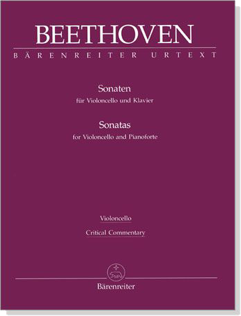 Beethoven【Sonatas  Op.5 , Op.69 , Op.102】for Piano and Violoncello