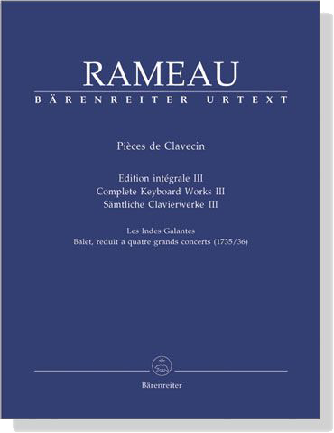 Rameau【Pieces de Clavecin】Complete Keyboard Works Ⅲ