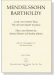 Mendelssohn Bartholdy【Lord, now lettest Thou Thy servant depart in peace】Score／Partitur