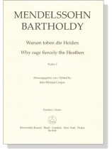 Mendelssohn Bartholdy【Warum toben die Heiden , Psalm 2】Partitur／Score