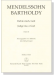 Mendelssohn Bartholdy【Richte mich, Gott－Psalm 43】Partitur／Score