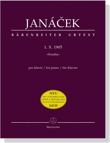 Janacek【1. Ⅹ. 1905 , Sonata】for Piano