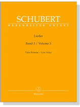 Schubert‧Lieder‧Band 3, Tiefe Stimme／Volume 3, Low Voice