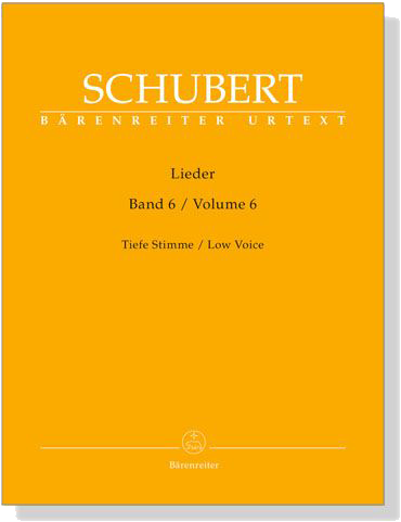 Schubert‧Lieder‧Band 6, Tiefe Stimme／Volume 6, Low Voice
