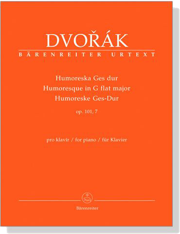 Dovorak【Humoreska / Humoresque / Humoreske in G flat major , Op. 101, 7】für Klavier