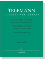 Telemann【Harmonischer Gottesdienst‧Weihnachtsfestkreis】Hohe Stimme /【Advent and Christmas】High Voice Telemann【Harmonischer Gottesdienst‧Weihnachtsfestkreis】Hohe Stimme /【Advent and Christmas】High Voice