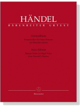 Handel【Arienalbum】aus Händels Opern , Frauenrollen für hohe Stimme