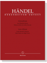 Handel【Arienalbum】aus Händels Opern , Männerrollen für hohe Stimme