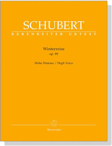 Schubert【Winterreise, Op. 89】Hohe Stimme／High Voice
