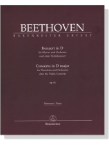 Beethoven【Konzert in D , Op. 61】für Klavier und Orchester nach dem Violinkonzert Beethoven【Konzert in D , Op. 61】für Klavier und Orchester nach dem Violinkonzert
