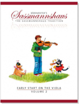 Early Start on the Viola【Volume 2】Bärenreiter's Sassmannshaus Early Start on the Viola【Volume 2】Bärenreiter's Sassmannshaus