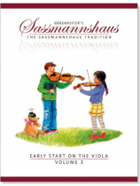 Early Start on the Viola【Volume 3】Bärenreiter's Sassmannshaus Early Start on the Viola【Volume 3】Bärenreiter's Sassmannshaus