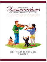 Early Start on the Viola【Volume 4】Bärenreiter's Sassmannshaus Early Start on the Viola【Volume 4】Bärenreiter's Sassmannshaus