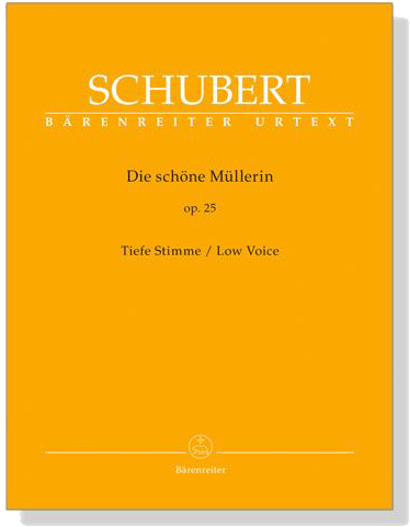 Schubert【Die schöne Müllerin , Op. 25】Tiefe Stimme／Low Voice