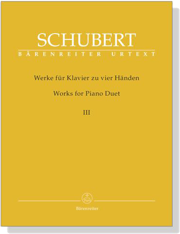 Schubert【Works for Piano Duet】 Ⅲ