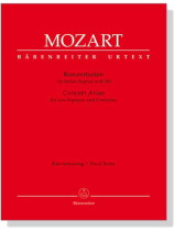 Mozart【Konzertarien / Concert Arias】for low Soprano and Contralto , Klavierauszug/Vocal Score Mozart【Konzertarien / Concert Arias】for low Soprano and Contralto , Klavierauszug/Vocal Score