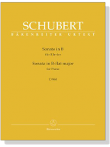 Schubert【Sonata in B-Flat Major ,D 960】for Piano Schubert【Sonata in B-Flat Major ,D 960】for Piano