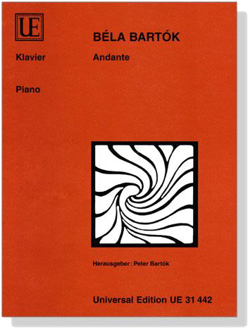 Béla Bartók【Andante】for The Piano