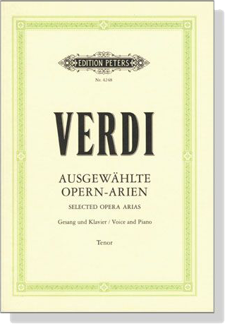 Verdi【Opern-Arien】Tenor